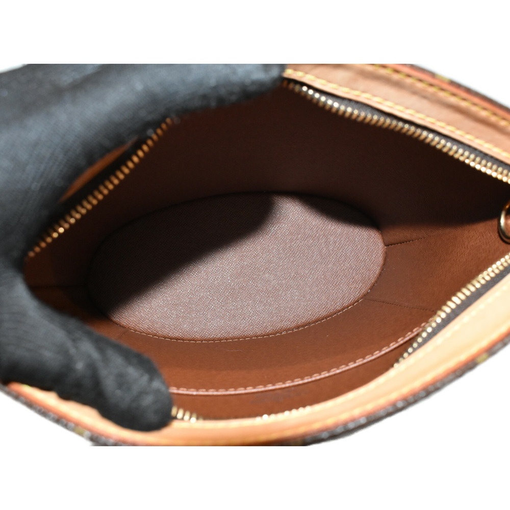 Louis Vuitton Shoulder Monogram Coated Brown Crossbody Canvas Danube Bag - Picture 6 of 7
